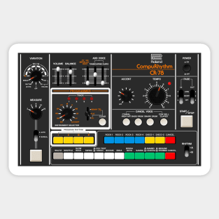 Roland CR-78 CompuRhythm Drum Machine Sticker